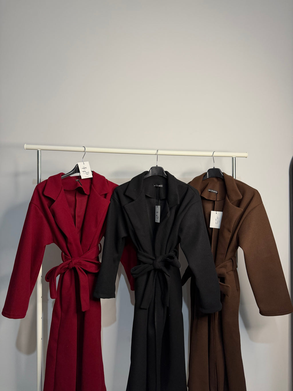 Cappotto New Collection cintura in vita