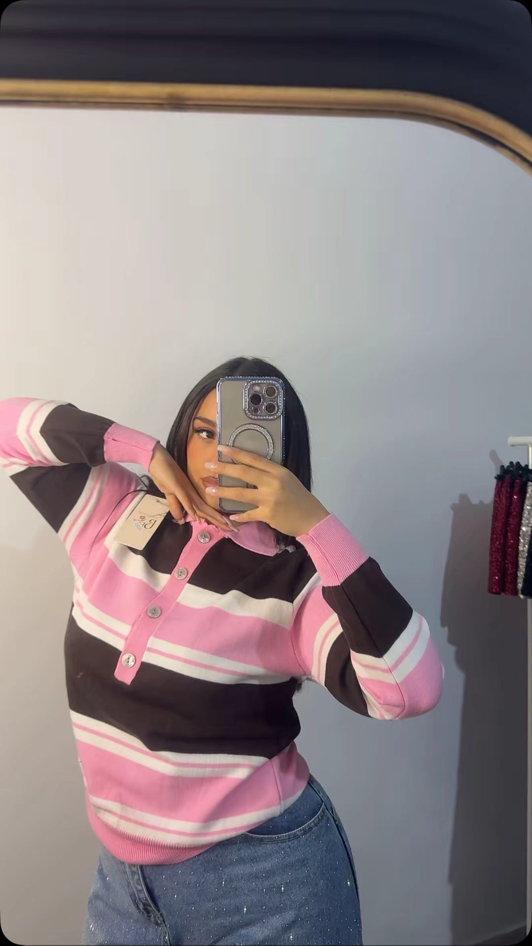 Maglia Righe Colletto