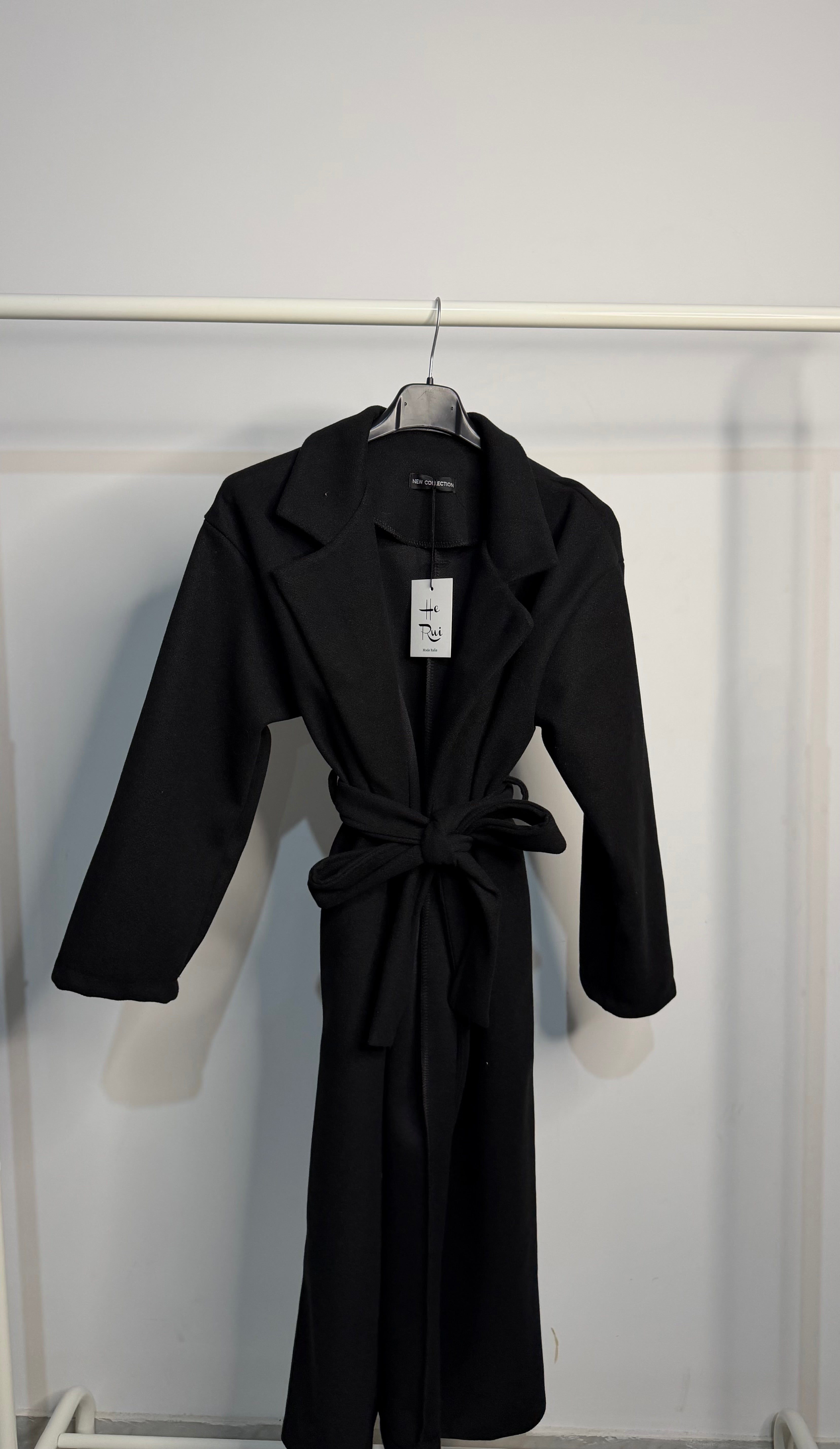 Cappotto New Collection cintura in vita