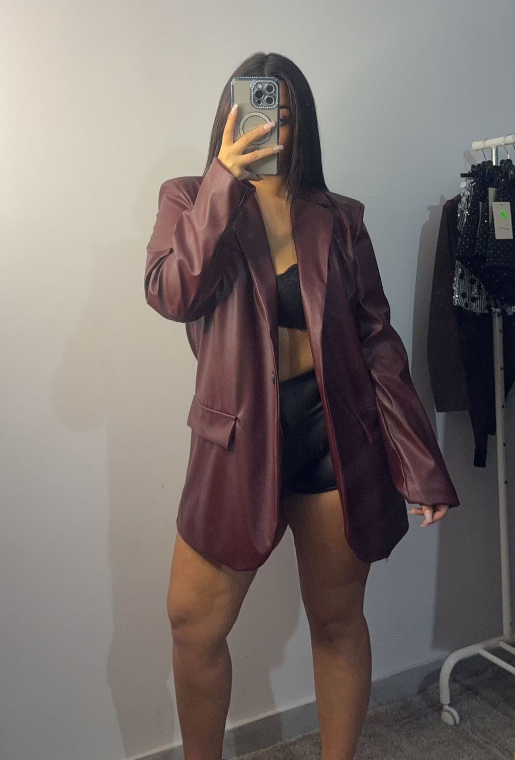 Giacca Lunga in pelle