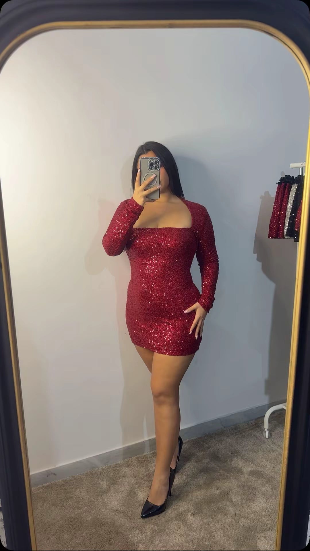 Abito Paillettes aderente