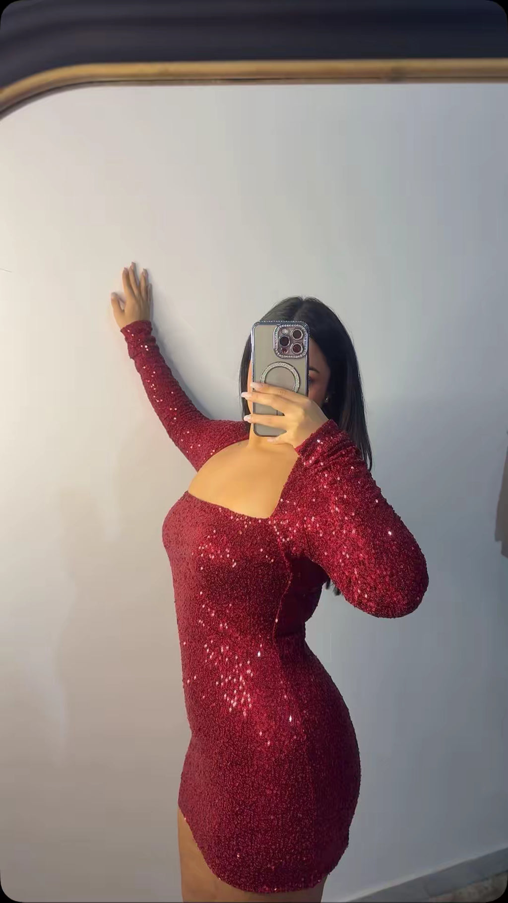 Abito Paillettes aderente