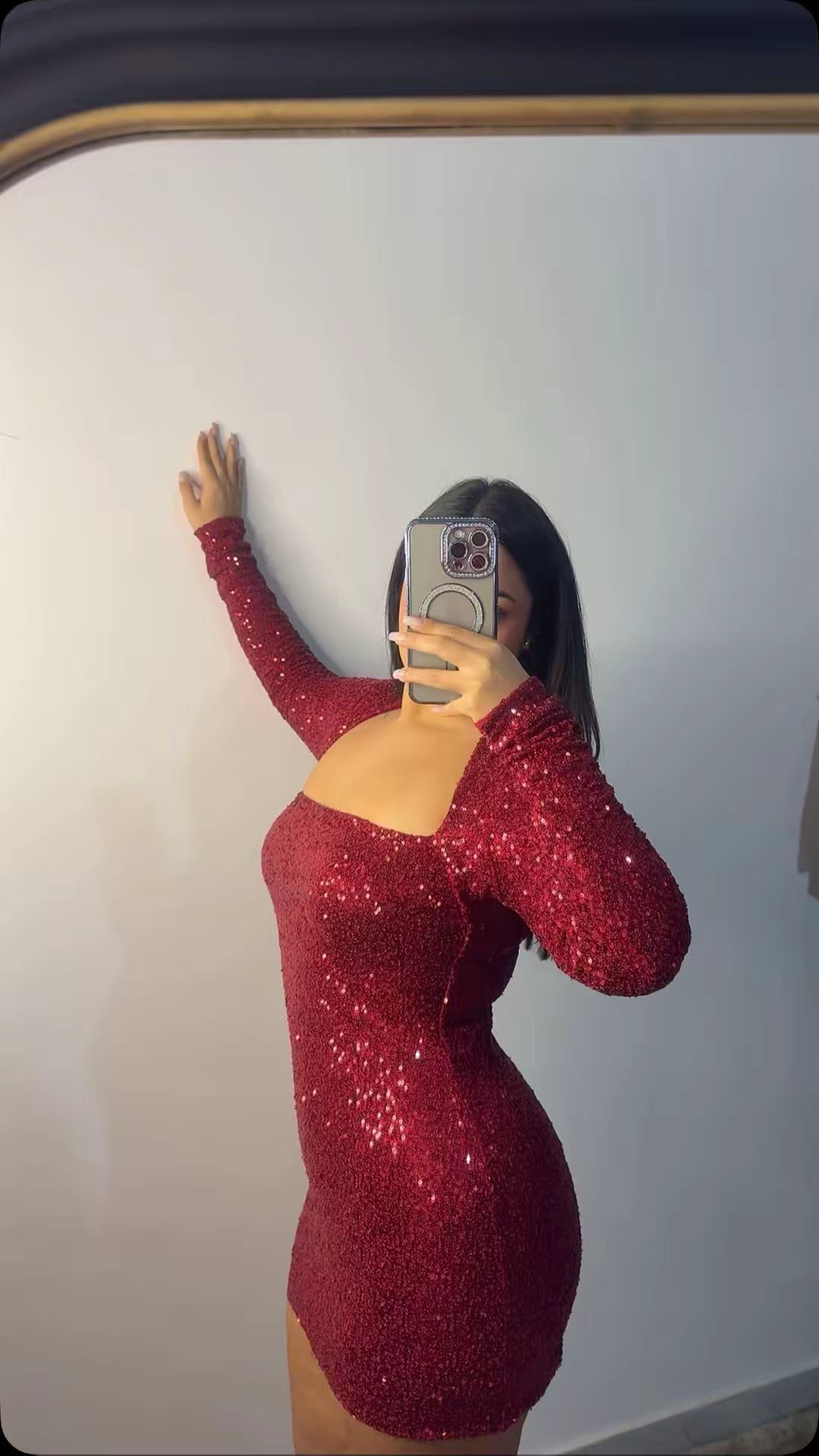 Abito Paillettes aderente